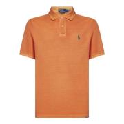 Oranje Polo Shirt Klassieke Pasvorm Ralph Lauren , Orange , Heren