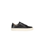 Klassieke Leren Sneaker Sneaky Steve , Black , Heren