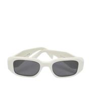 Pre-owned Acetate sunglasses Prada Vintage , White , Dames