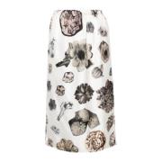 Bloemen Grijze Rok Marni , Multicolor , Dames