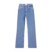 Wijde Pijp Denim Jeans Calvin Klein , Blue , Dames