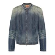 Denim jas `D-Glory` Diesel , Blue , Heren