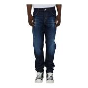 Straight Jeans John Richmond , Blue , Heren