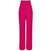 Flared Wool Pants in Fuchsia Nina Ricci , Pink , Dames
