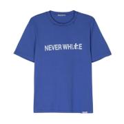 Blauw T-shirt voor mannen Premiata , Blue , Heren