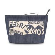 Handtas Salvatore Ferragamo , Blue , Dames