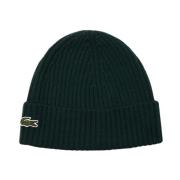 Stijlvolle Beanie Hoed Lacoste , Green , Heren