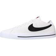 Canvas Court Legacy Stijlvolle Sneakers Nike , White , Heren