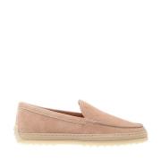 Rosa Loafer Mocassin Rubber Zool Tod's , Pink , Dames
