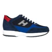 Blauwe Interactieve Sneakers Hogan , Multicolor , Heren