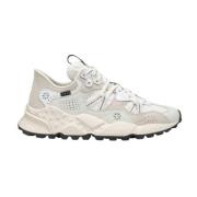 Suede/Nylon Off White Tiger Hill Flower Mountain , Beige , Heren