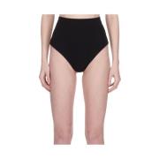 Zwarte Gebreide Shorts Rick Owens , Black , Dames