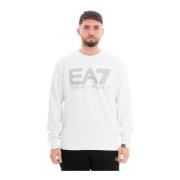 Heren Sweater Emporio Armani EA7 , White , Heren