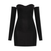 Jurk met decoratieve mouwen Dsquared2 , Black , Dames