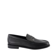 Granville Leren Loafers Dior , Black , Heren