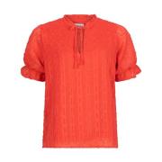 Chique Blouse Kaliyah voor Vrouwen Lofty Manner , Red , Dames