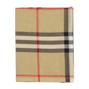 Geruite Wintersjaal Burberry , Beige , Unisex