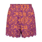 Bermuda Stijl Losse Shorts Only , Multicolor , Dames