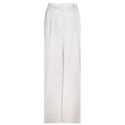 Satin broek voor feestelijke gelegenheden Dante 6 , Beige , Dames