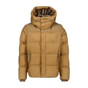 Afneembare Mouw Winterjas Burberry , Brown , Heren