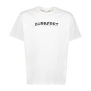 Heren Logo T-shirt Burberry , White , Heren