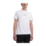 Geborduurd Grafisch T-shirt Fred Perry , White , Heren