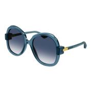 Blue Shaded Sunglasses Gucci , Blue , Dames