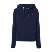 Donkerblauwe Sweatshirt Damesmode Ralph Lauren , Blue , Dames