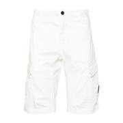 Cargo Bermuda Shorts C.p. Company , White , Heren
