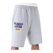 NBA Script Lakers Sweatpants New Era , Gray , Heren