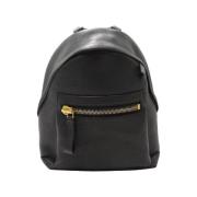Pre-owned Leather backpacks Tom Ford Pre-owned , Black , Dames
