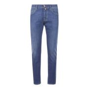 Slim Denim Broek Jacob Cohën , Blue , Heren