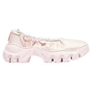 Aura Vegan Leren Sneakers Rombaut , Pink , Dames