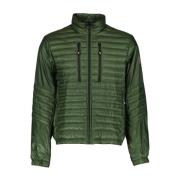 Gewatteerde Hoge Hals Ritsjas Moncler , Green , Heren