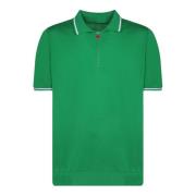 Groene T-shirts Polos voor mannen Kiton , Green , Heren