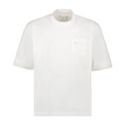 Zak T-shirt van Katoen Sacai , White , Heren