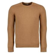 Bruine Pullover Sweater Saint Laurent , Brown , Heren