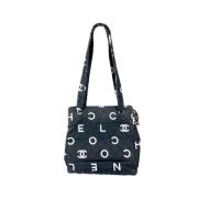 Pre-owned Canvas chanel-bags Chanel Vintage , Black , Dames