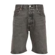 Denim Shorts voor een stijlvolle look Levi's , Gray , Heren