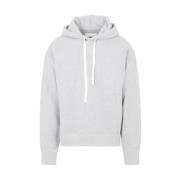 Grijze Katoenen Hoodie Sweatshirt Aw23 Jil Sander , Green , Heren