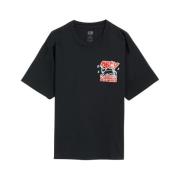 Bedrukt T-shirt Obey , Black , Heren