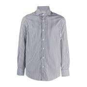 Witte Overhemd Collectie Brunello Cucinelli , Multicolor , Heren