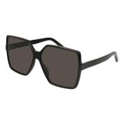 Black/Grey Betty SL 232 Sunglasses Saint Laurent , Black , Dames