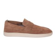 Bruine Leren Loafer Schoenen Officine Creative , Brown , Heren