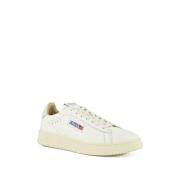 Dallas Low Witte Leren Sneakers Autry , Multicolor , Dames