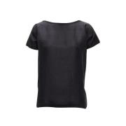 Pre-owned Cotton tops Hermès Vintage , Black , Dames