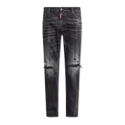 Roadie Jeans Dsquared2 , Black , Heren