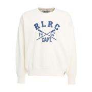 Witte Sweatshirt Ss24 Stijlvolle Herenkleding Ralph Lauren , White , H...