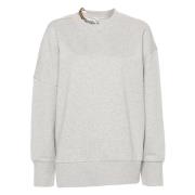 Lichtgrijs Melange Sweatshirt Stella McCartney , Gray , Dames