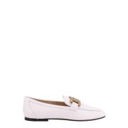 Witte Leren Loafer Schoen Elegant Tod's , White , Dames